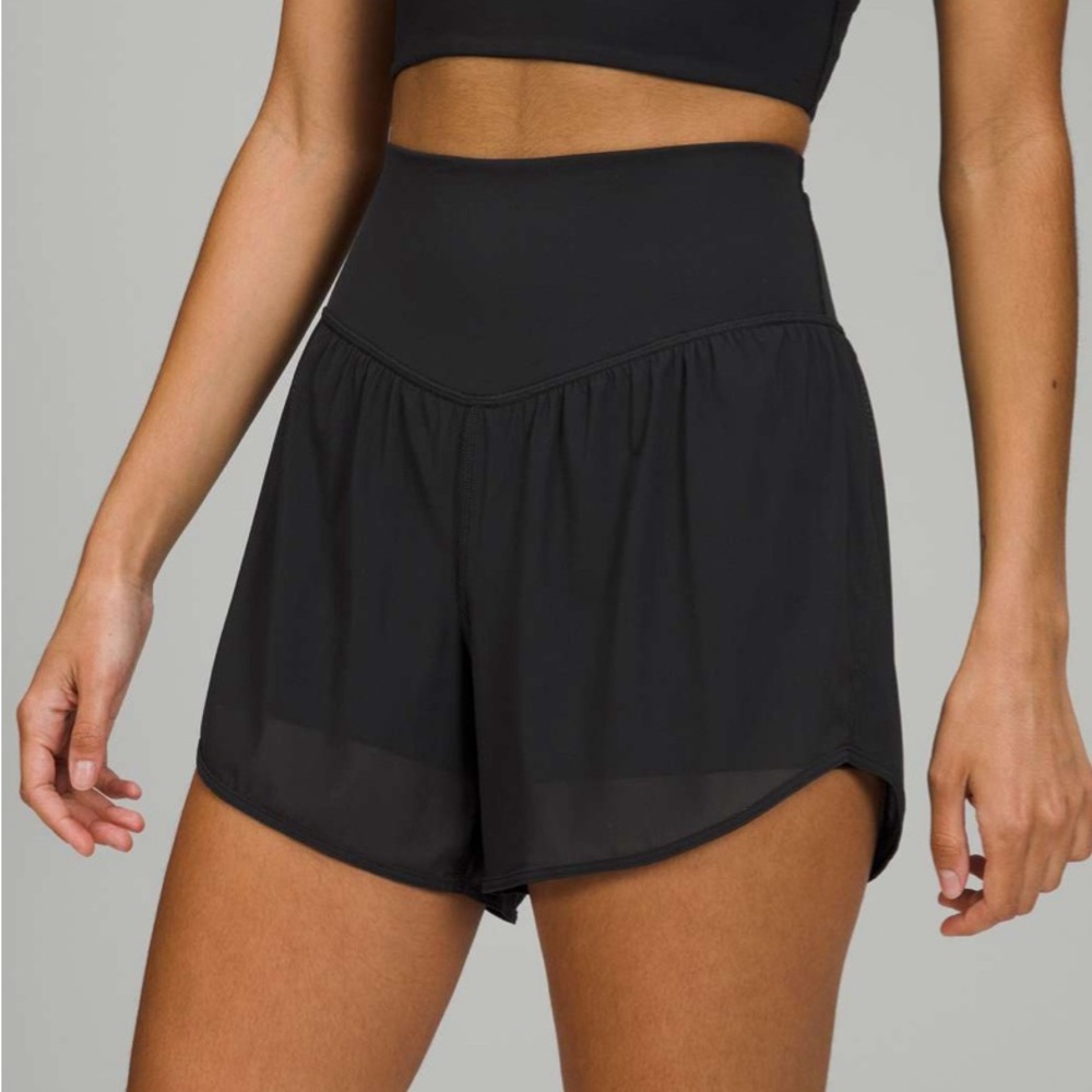 Lululemon Nulu and Mesh High-Rise Yoga Short 3.5"